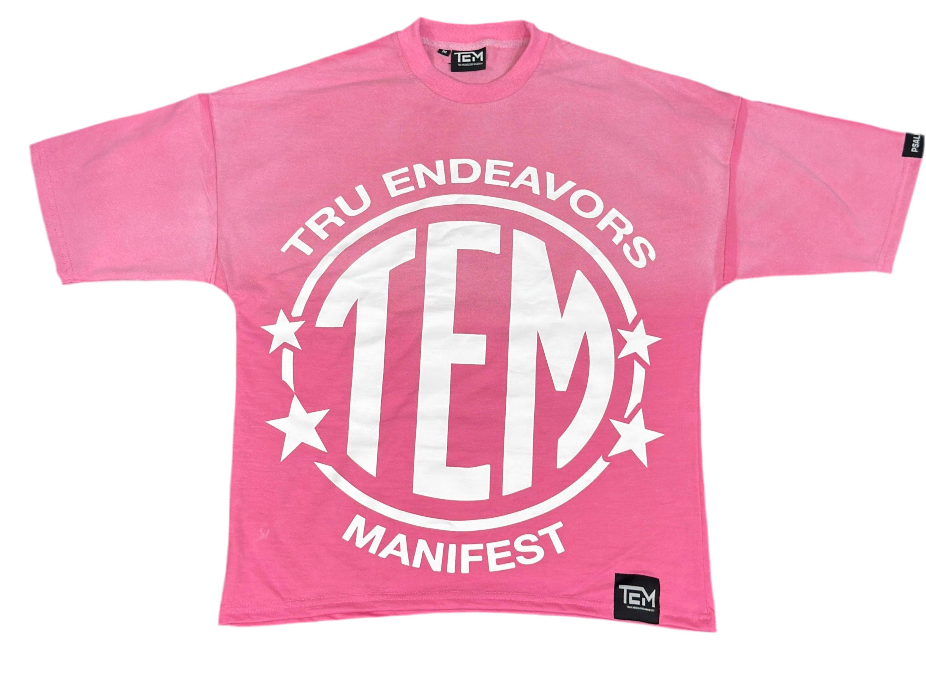 “Grind With Purpose” Tee Pink Sunfade